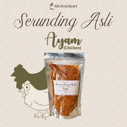 Serunding Asli Kelantan - Daging & Ayam
